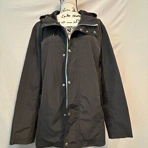 Cole Haan men’s packable hooded rain jacket